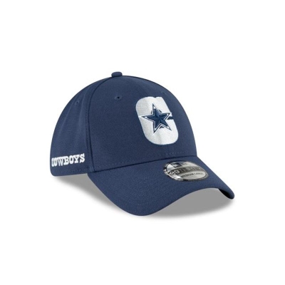 Blue Dallas Cowboys Hat - New Era NFL Logo Mix 39THIRTY Stretch Fit Caps USA1683957